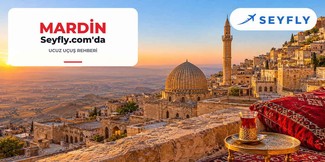 Mardin Ulu Camii'nin oluklu taş kubbesi ve minaresi
