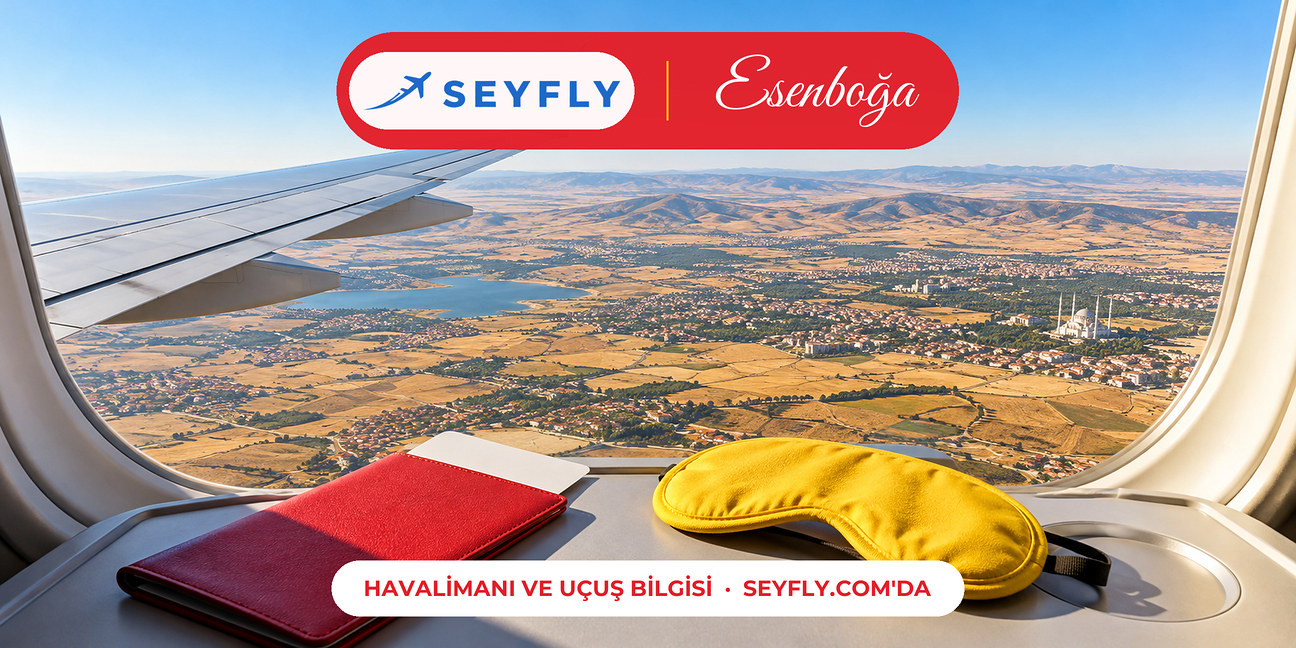 Uçak penceresinden İç Anadolu bozkırı ve kanat manzarası