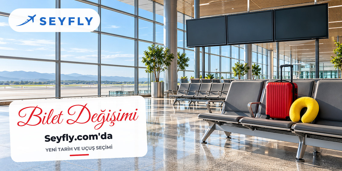 Havalimanında boş kalkış ekranları ve bekleme salonu