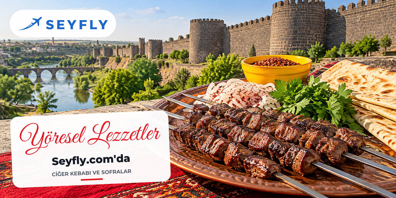 Közde pişmiş Diyarbakır ciğer kebabı, soğan ve pul biber