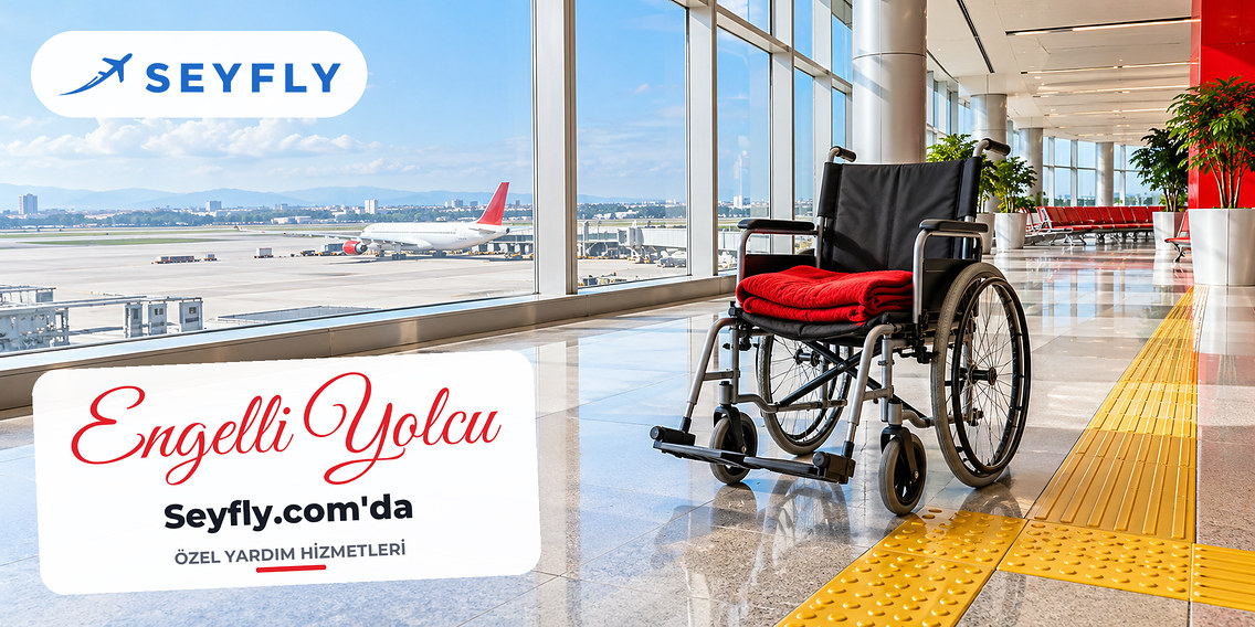 Havalimanı terminalinde boş tekerlekli sandalye
