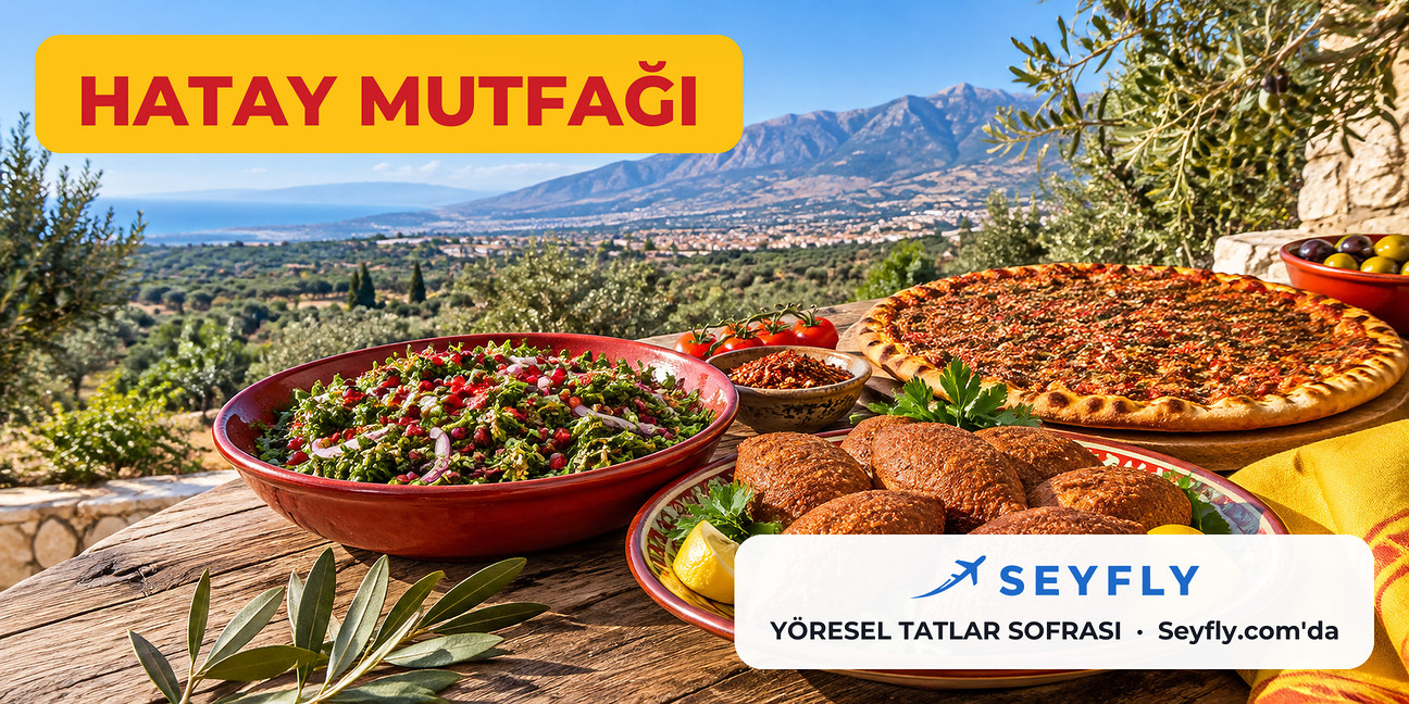 Hatay usulü oruk, biberli ekmek ve zahter salatası