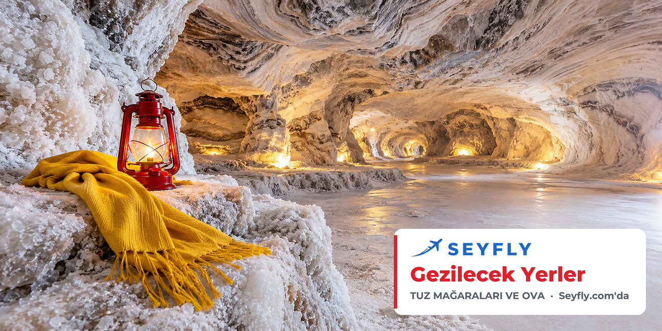 Tuzluca Tuz Mağaraları'nın ışıl ışıl beyaz tuz duvarları