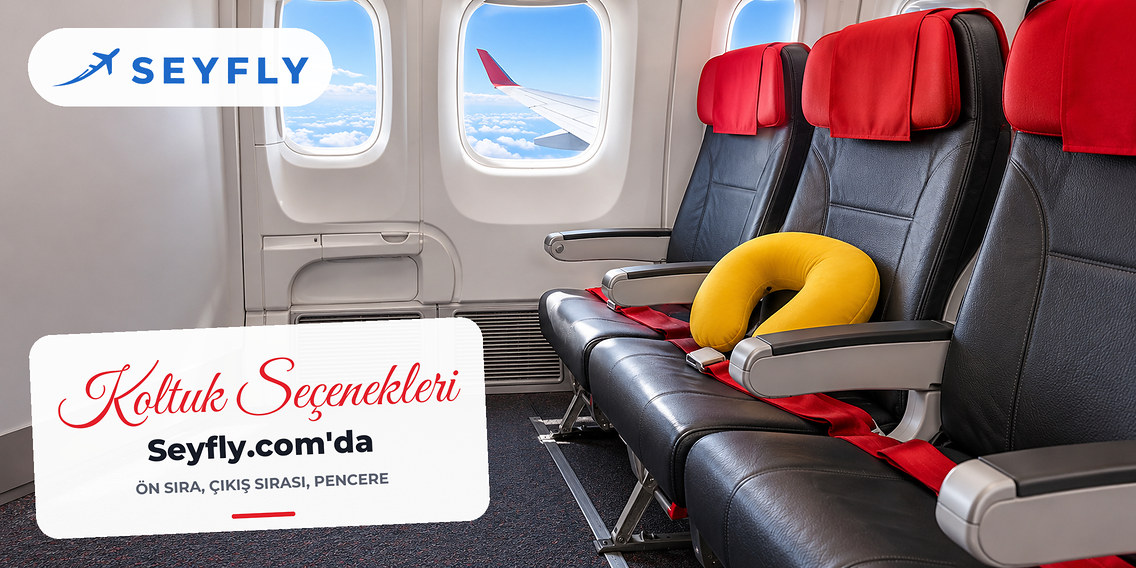 Uçakta geniş bacak mesafeli acil çıkış sırası koltukları