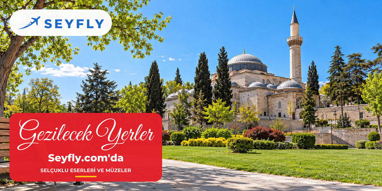 Alaeddin Tepesi'nin yeşillikleri arasında Alaeddin Camii