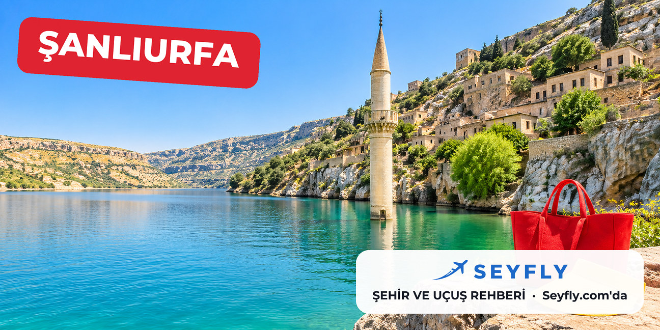 Halfeti'de Fırat sularından yükselen batık cami minaresi