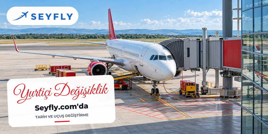 Terminal camından görülen yolcu köprüsüne bağlı uçak