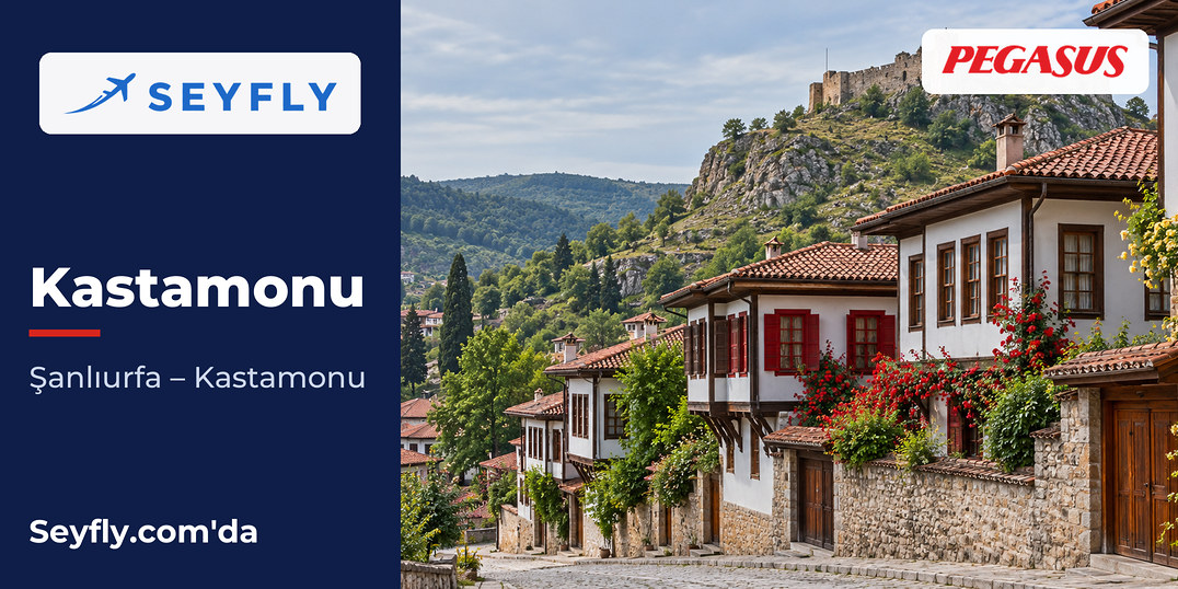 Kale tepesinin eteğinde sıralanan eski ahşap Kastamonu konakları
