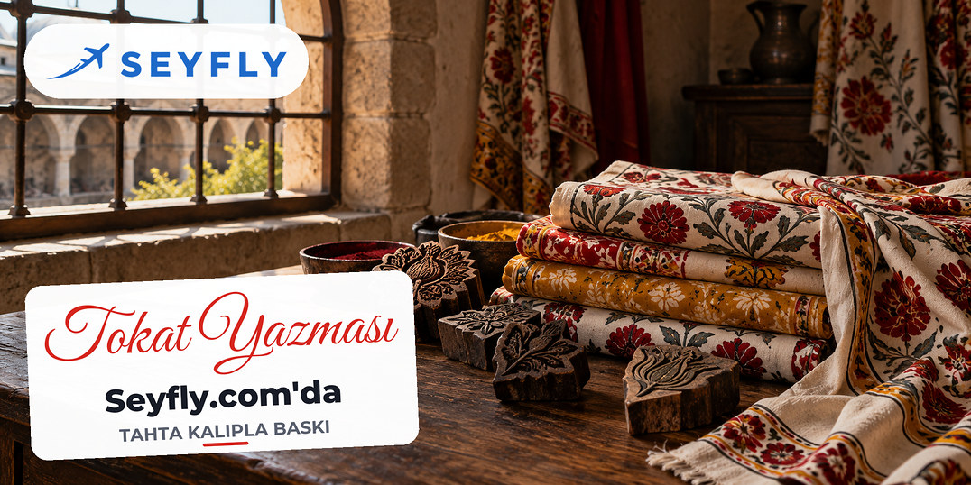 Tahta baskı kalıpları ve desenli el baskısı Tokat yazmaları