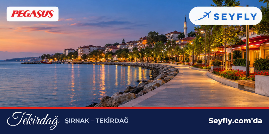 Tekirdağ'ın Marmara kıyısındaki sahil parkı ve uzun yürüyüş yolu