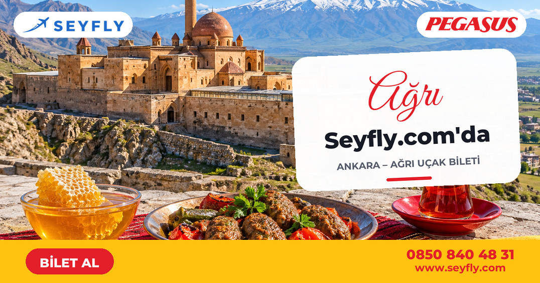 Ankara - Ağrı uçak bileti - Seyfly