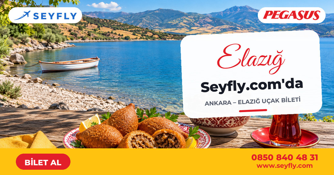Ankara - Elazığ uçak bileti - Seyfly