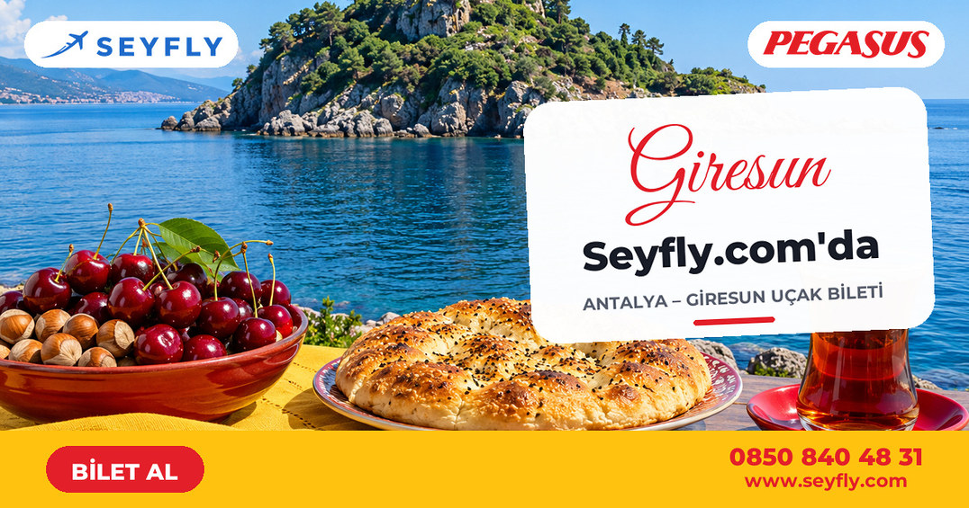 Antalya - Giresun uçak bileti - Seyfly