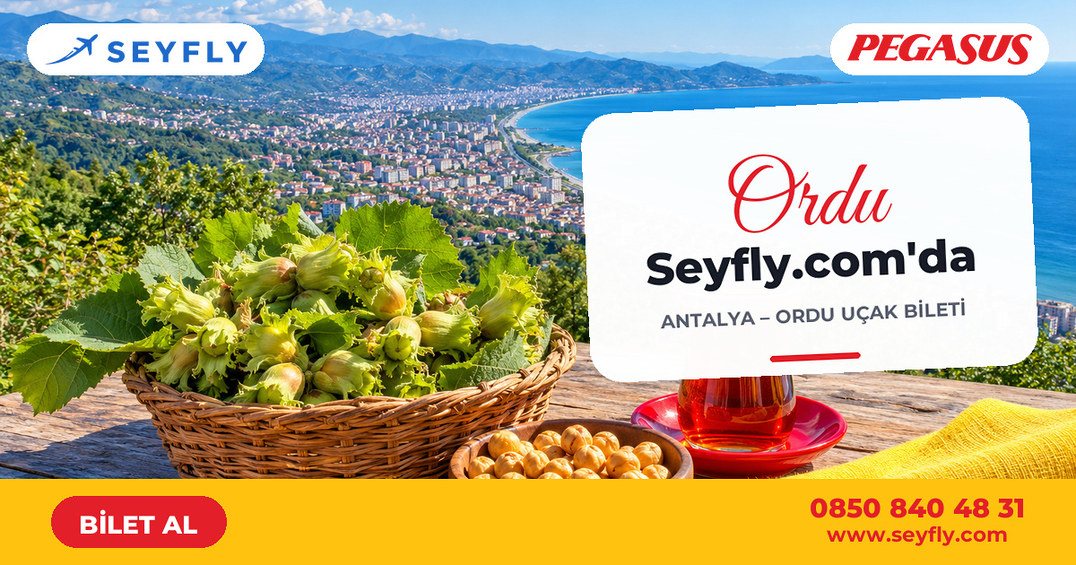 Antalya - Ordu uçak bileti - Seyfly
