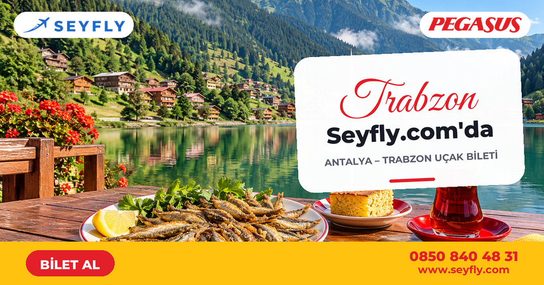 Antalya - Trabzon uçak bileti - Seyfly