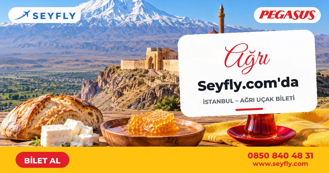 İstanbul - Ağrı uçak bileti - Seyfly
