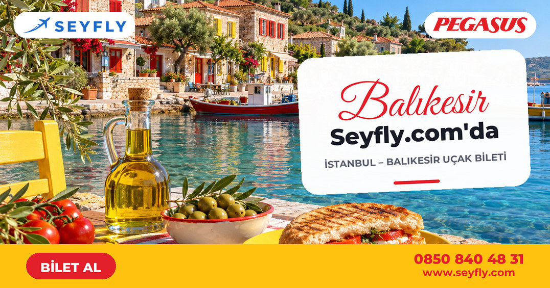 İstanbul - Balıkesir uçak bileti - Seyfly