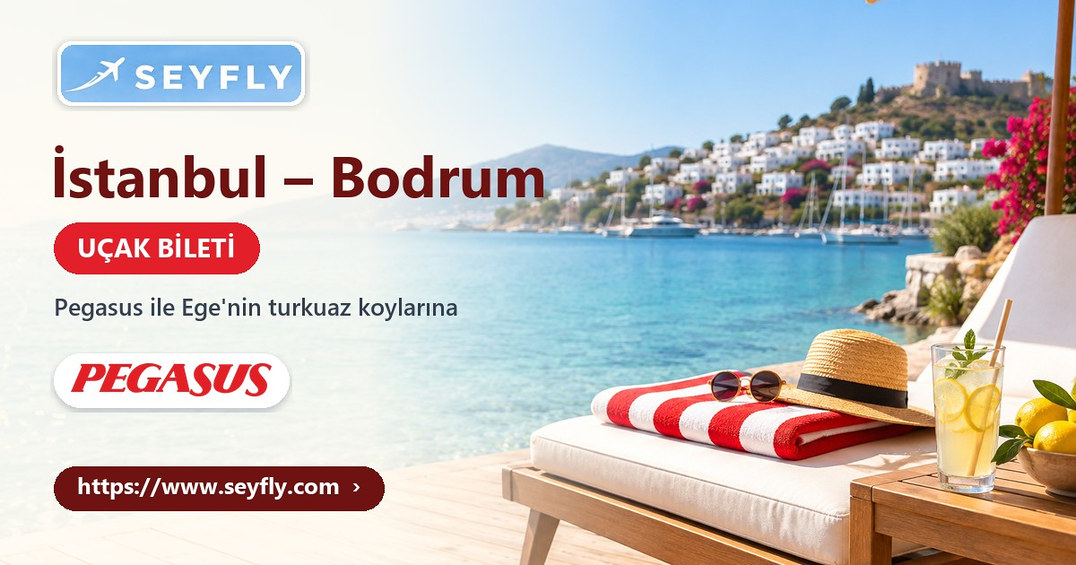 İstanbul - Bodrum uçak bileti - Seyfly