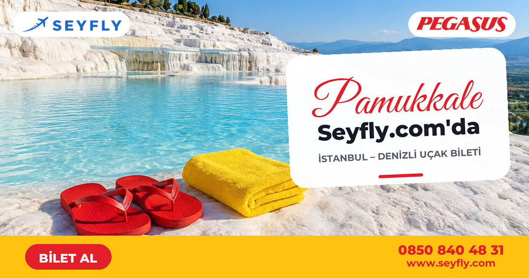 İstanbul - Denizli uçak bileti - Seyfly