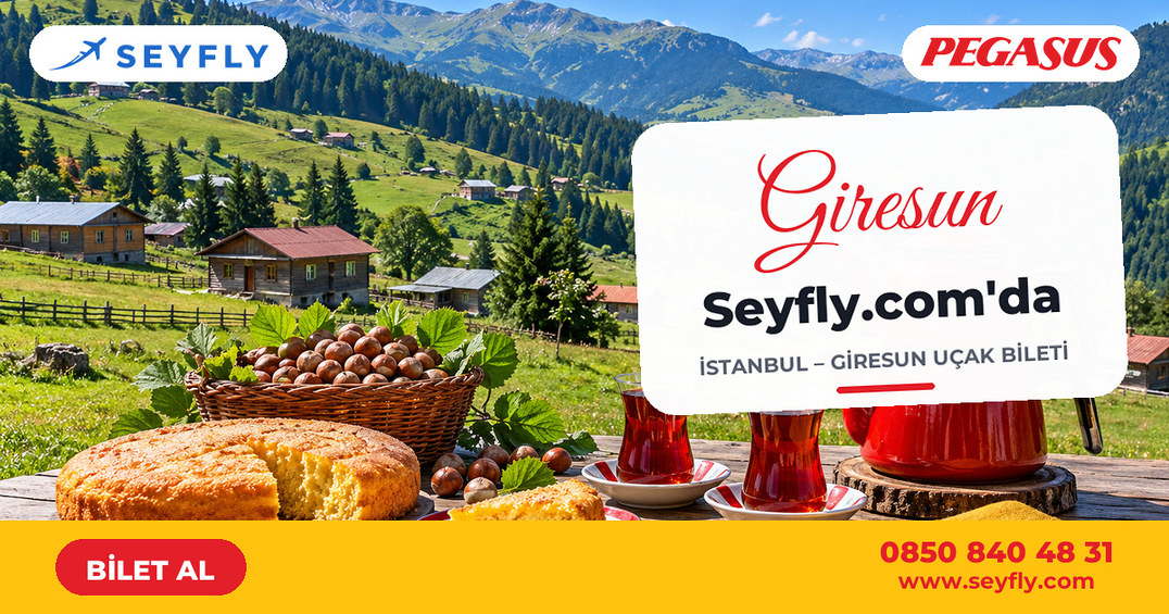 İstanbul - Giresun uçak bileti - Seyfly