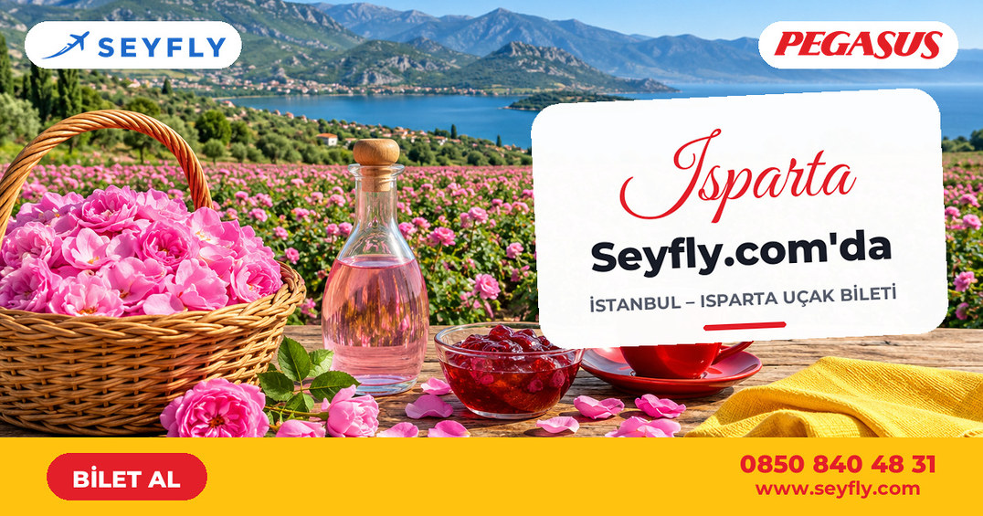 İstanbul - Isparta uçak bileti - Seyfly