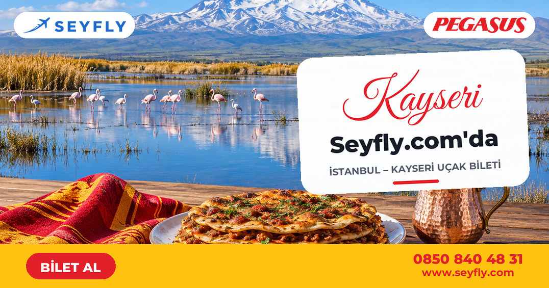 İstanbul - Kayseri uçak bileti - Seyfly