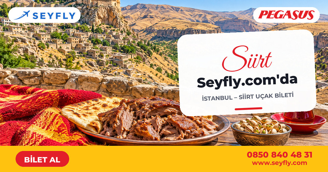 İstanbul - Siirt uçak bileti - Seyfly