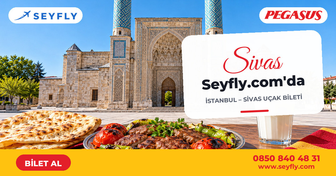 İstanbul - Sivas uçak bileti - Seyfly