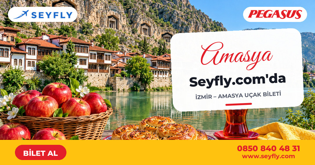 İzmir - Amasya uçak bileti - Seyfly