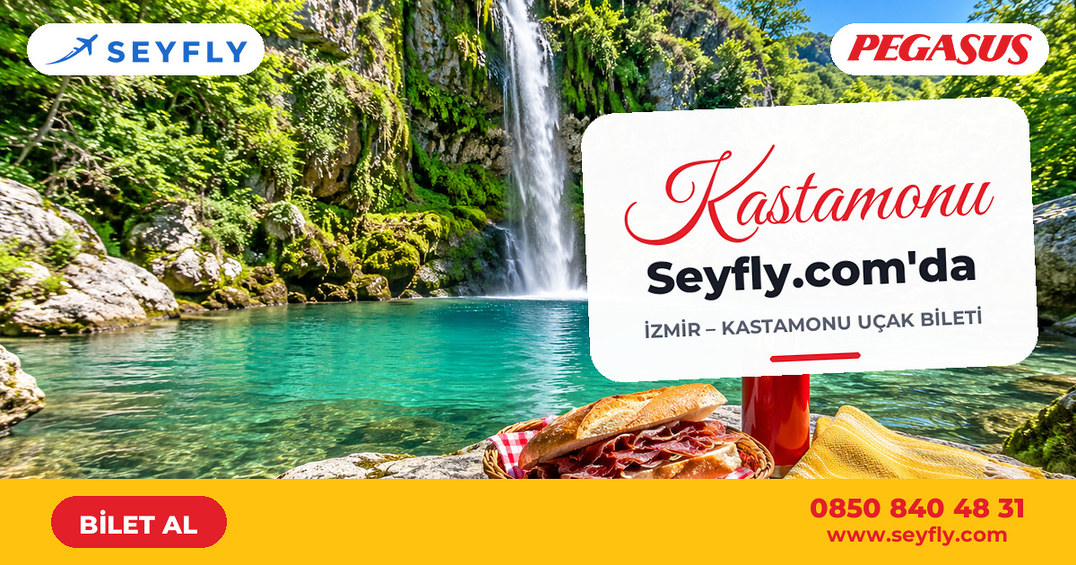 İzmir - Kastamonu uçak bileti - Seyfly