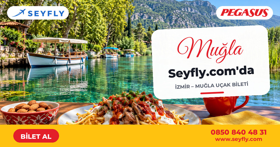 İzmir - Muğla uçak bileti - Seyfly