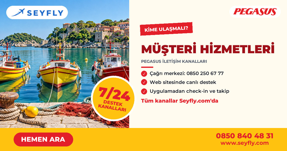 Pegasus müşteri hizmetleri - Seyfly